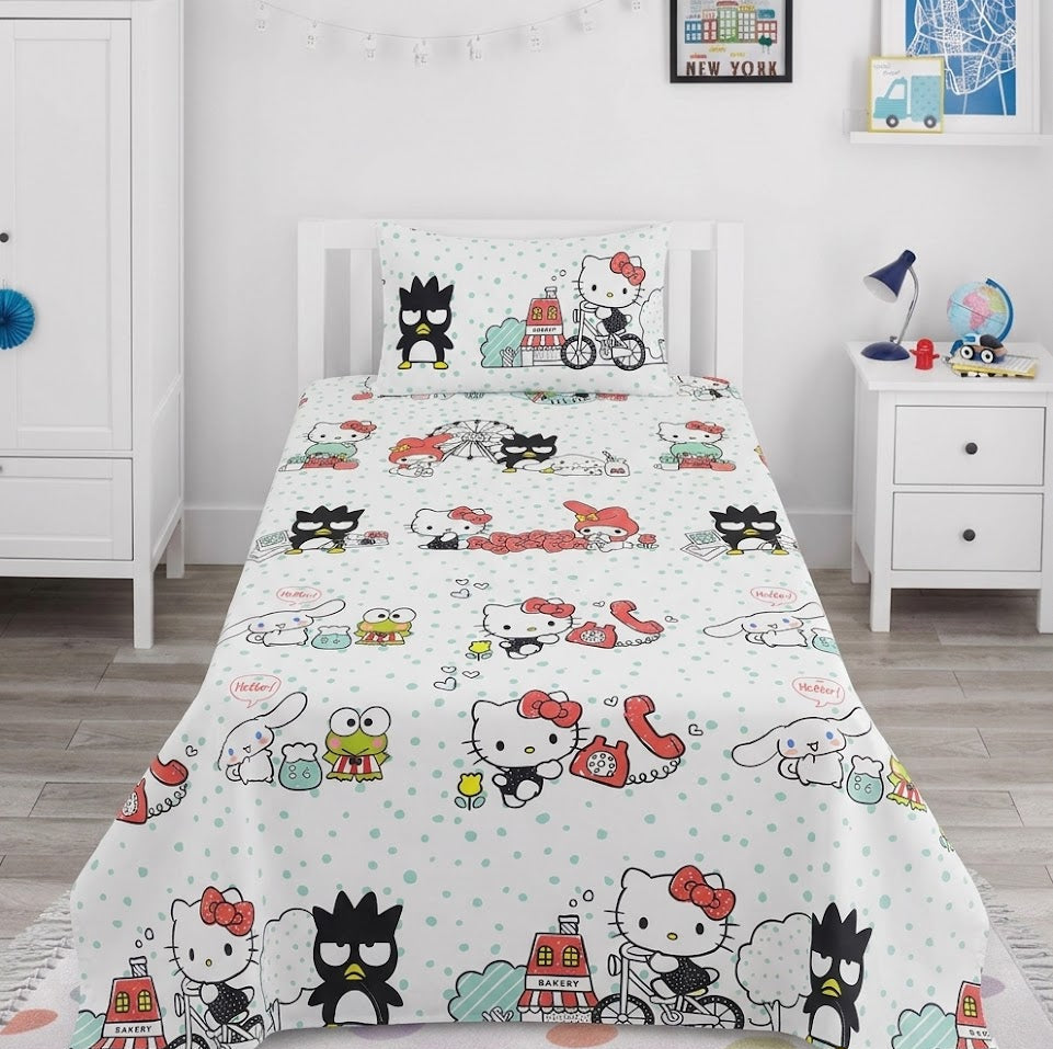 Hello Kitty  Cotton Bed Sheet