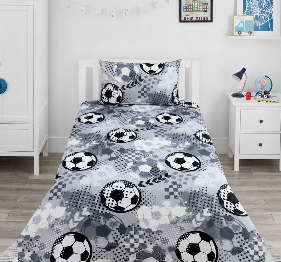 Kids Football Cotton Bed Sheet
