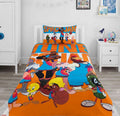 Looney Tunes Space Jam Characters kids Cotton Bed Sheet
