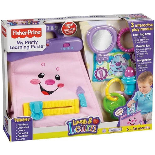 LEARNING TOYS LAUGH & LEARN PURSE FISHER PRICE