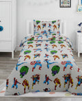 Marvel Comics superhero kids Cotton Bed Sheet