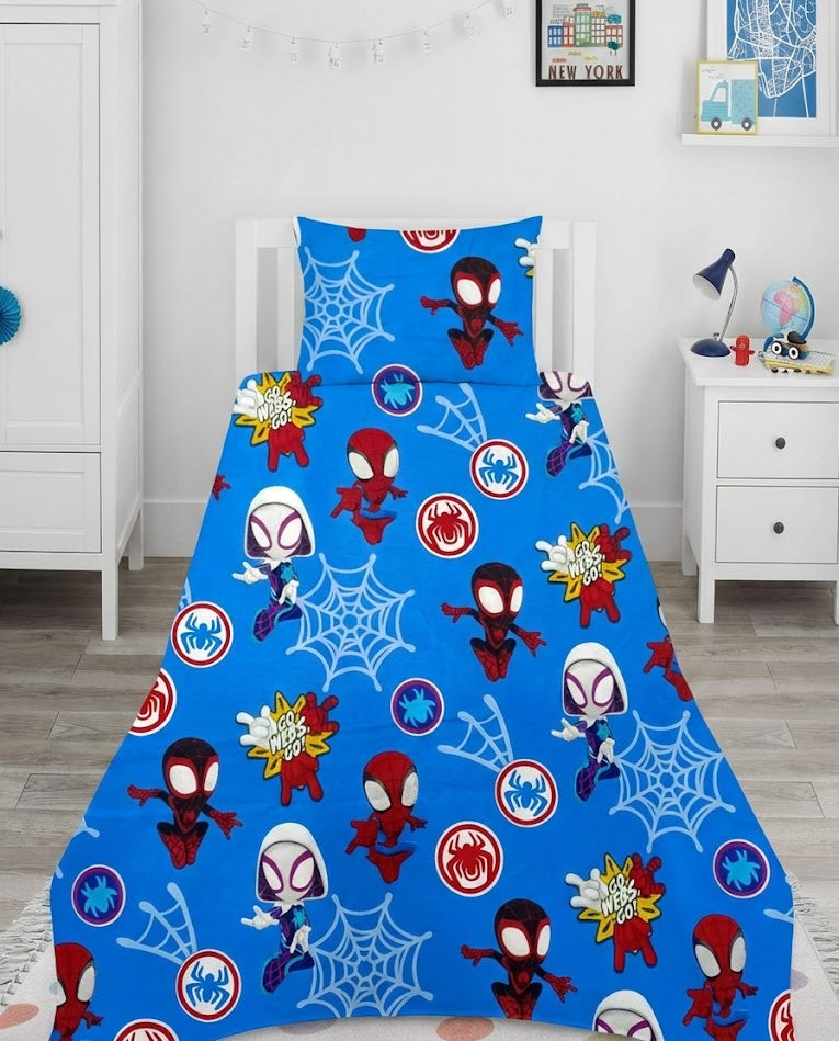 Marvel Spidey and His Amazing Friends Cotton Bed Sheet