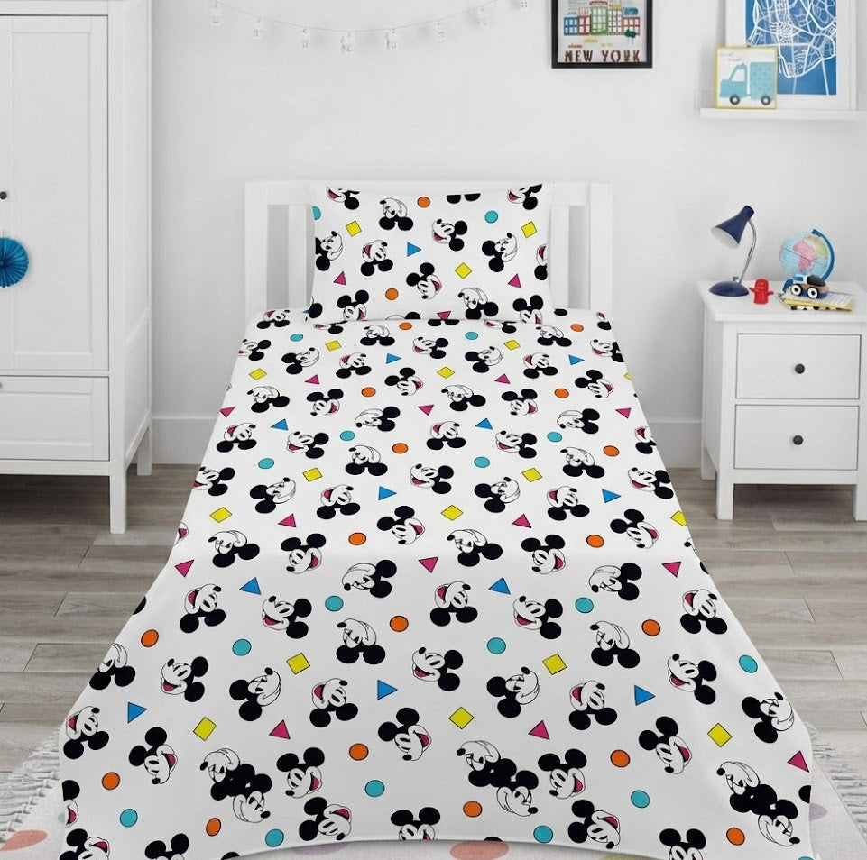 Mickey Mouse kids Cotton Bed Sheet