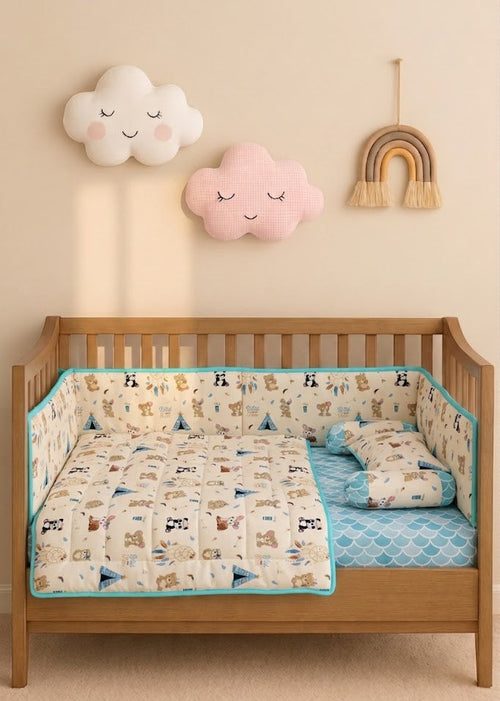 Cartoon Character  Baby Cot Set