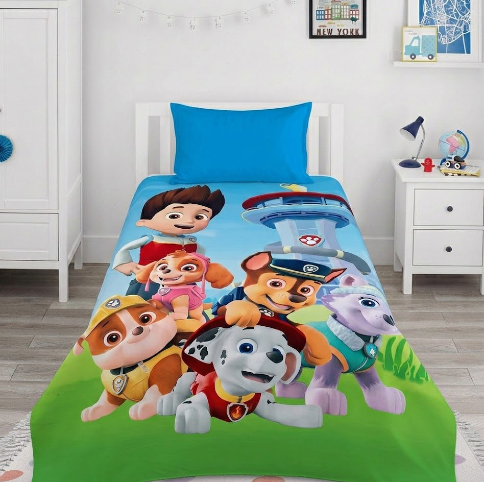 Paw Patrol Cotton Bed Sheet