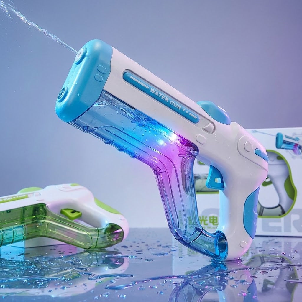 Power Electric Water Gun – Automatic Multiple-Shot Blaster with Rechargeable Battery