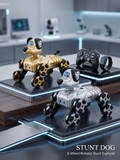 Remote Control And Hand Gesture Eight-Wheel Robot Stunt Dog