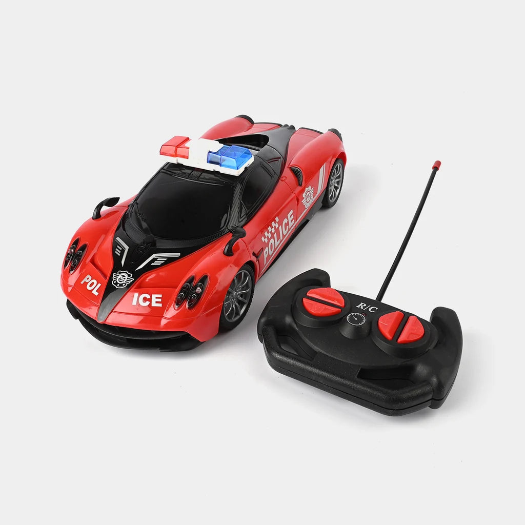 Remote Control Chargeable Police Sports Car