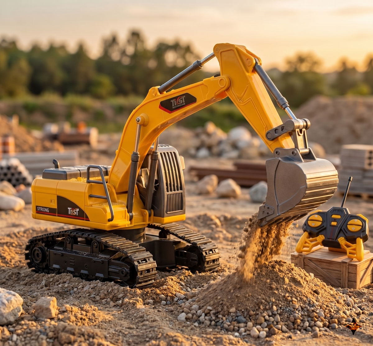  Remote Control Crawler Excavator Construction Vehicle