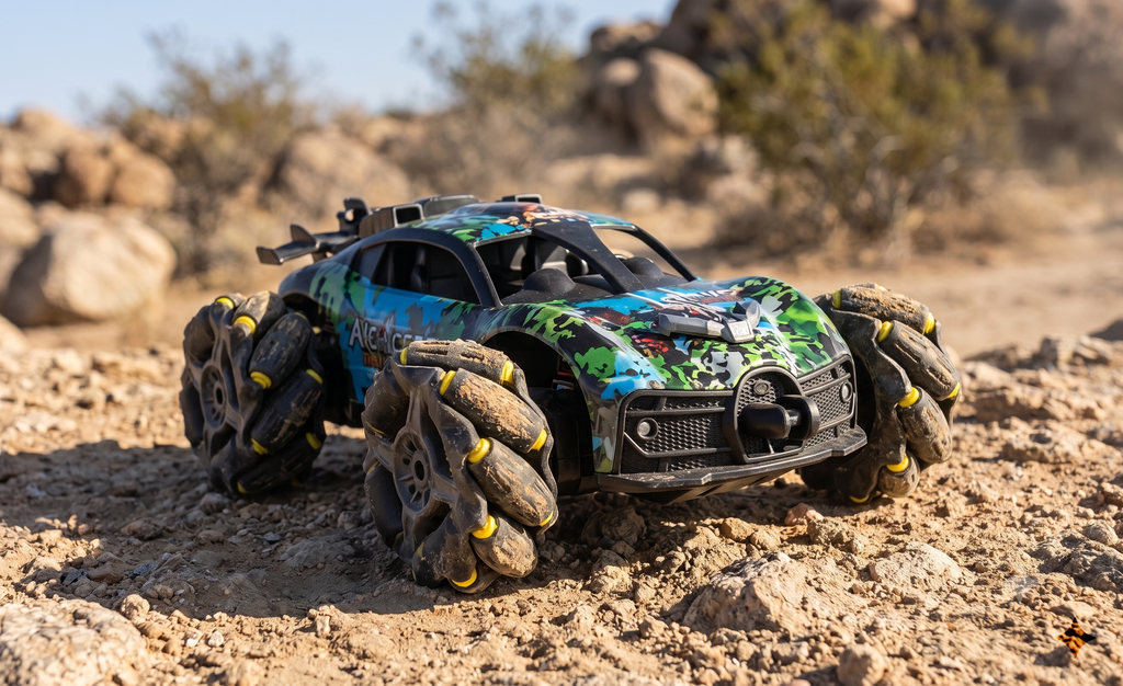 4x4 Remote Control Drift Car - Dinosaur Edition with Alloy Shell