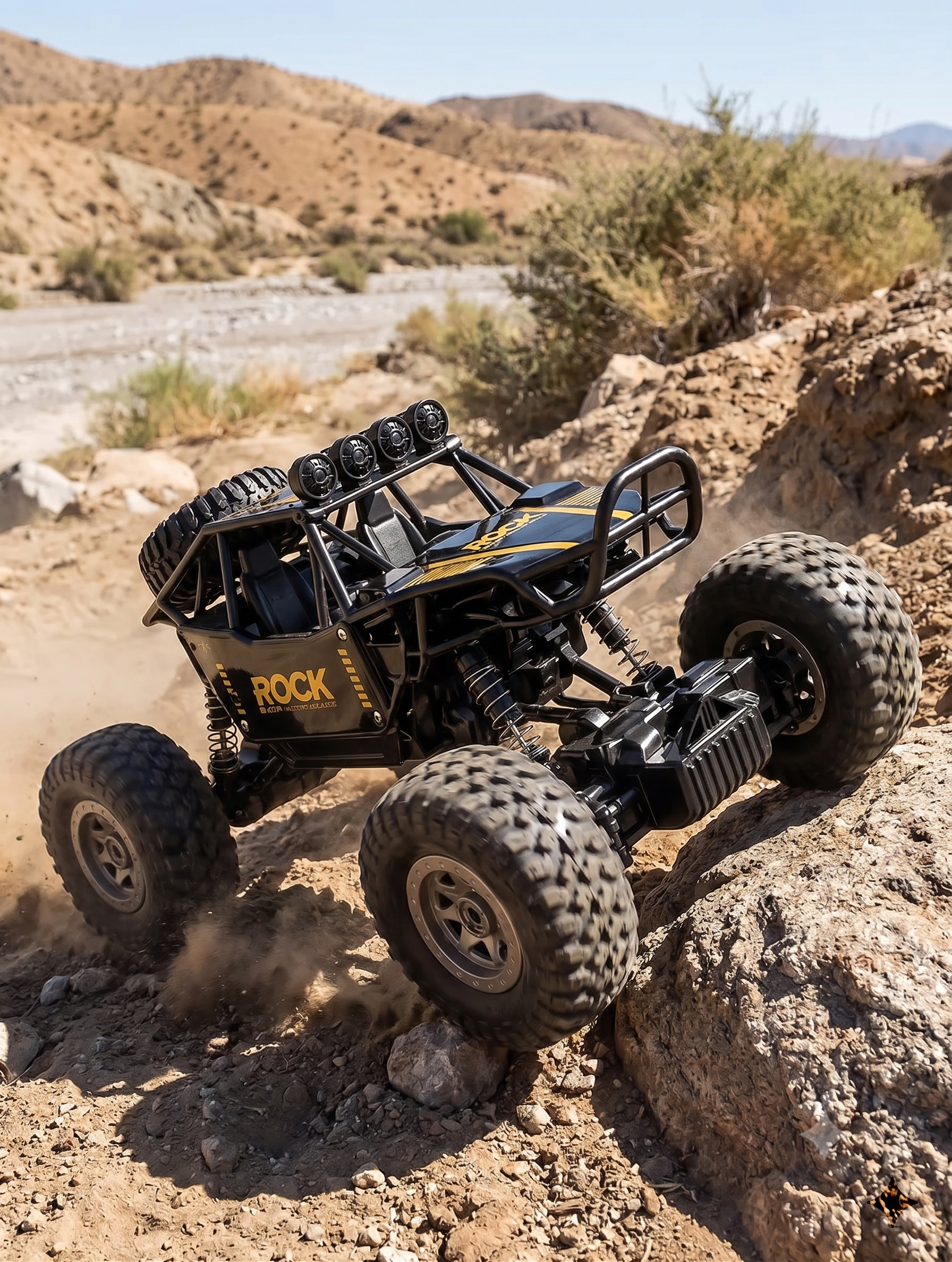 Remote Control Spray Metal Rock Crawler
