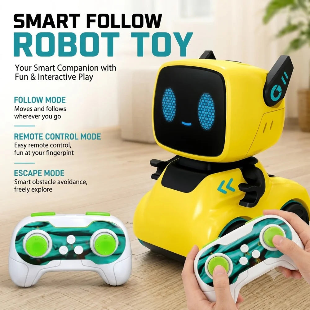 Cute Intelligent  Induction Robot with Follow Mode & Remote Control