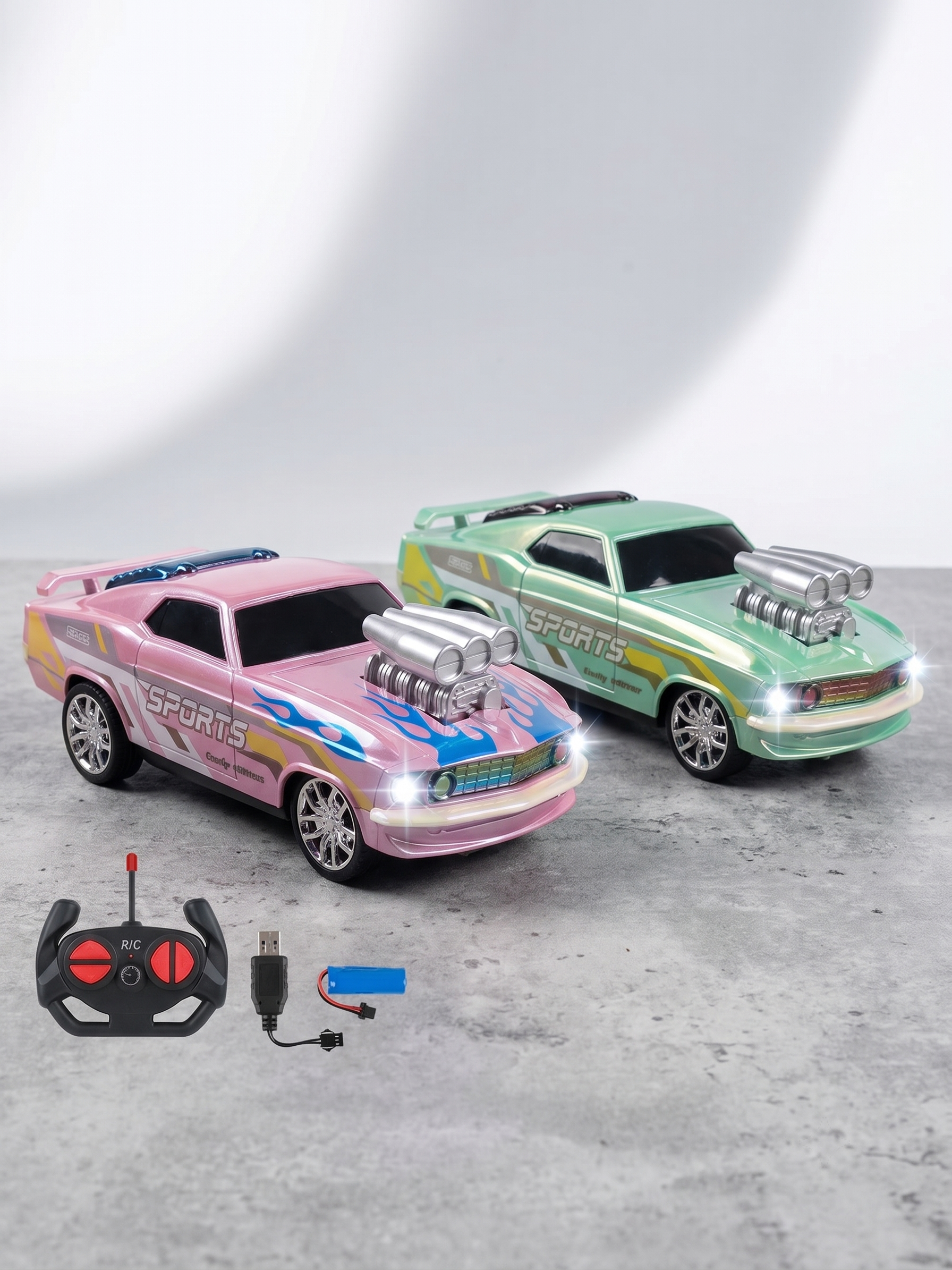 Retro Racing remote control Simulation Vehicle muscle car