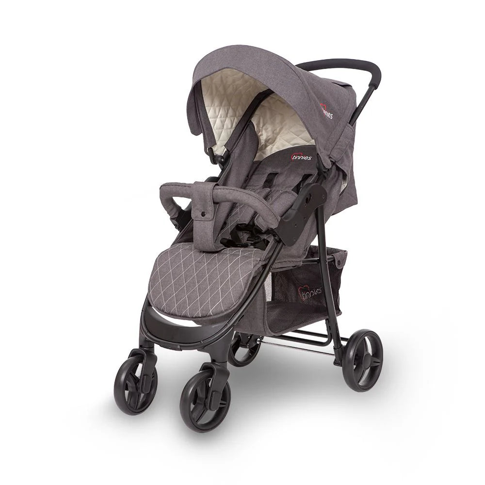 TINNIES BABY STROLLER - DARK GREY