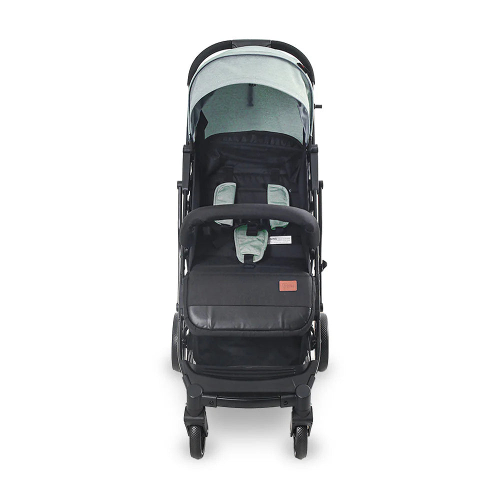 TINNIES BABY STROLLER-GREEN