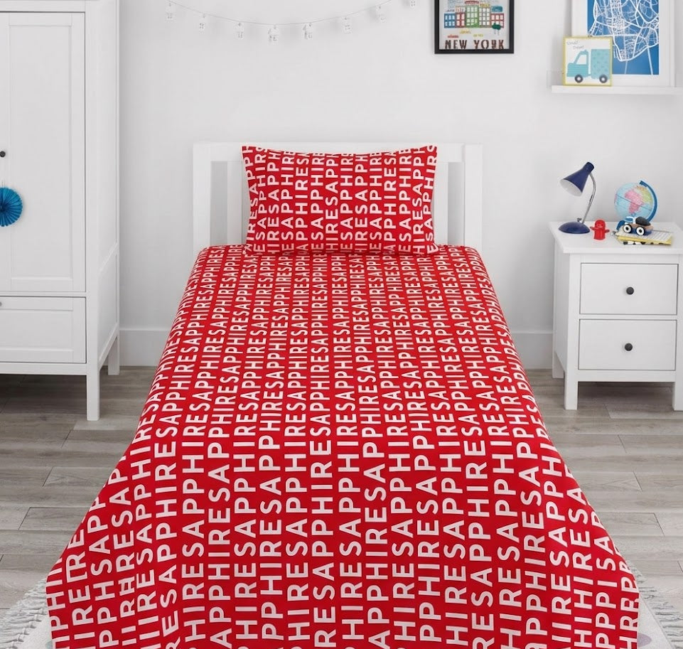 Sapphire Themed kids Cotton Bed Sheet