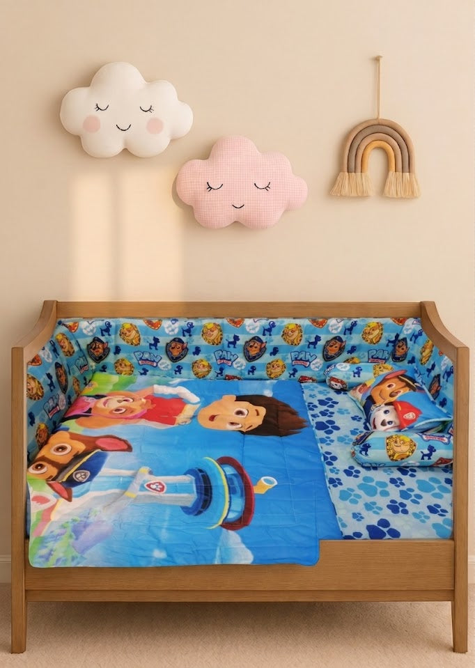 Sonic Cartoon Charater  Baby Cot Set