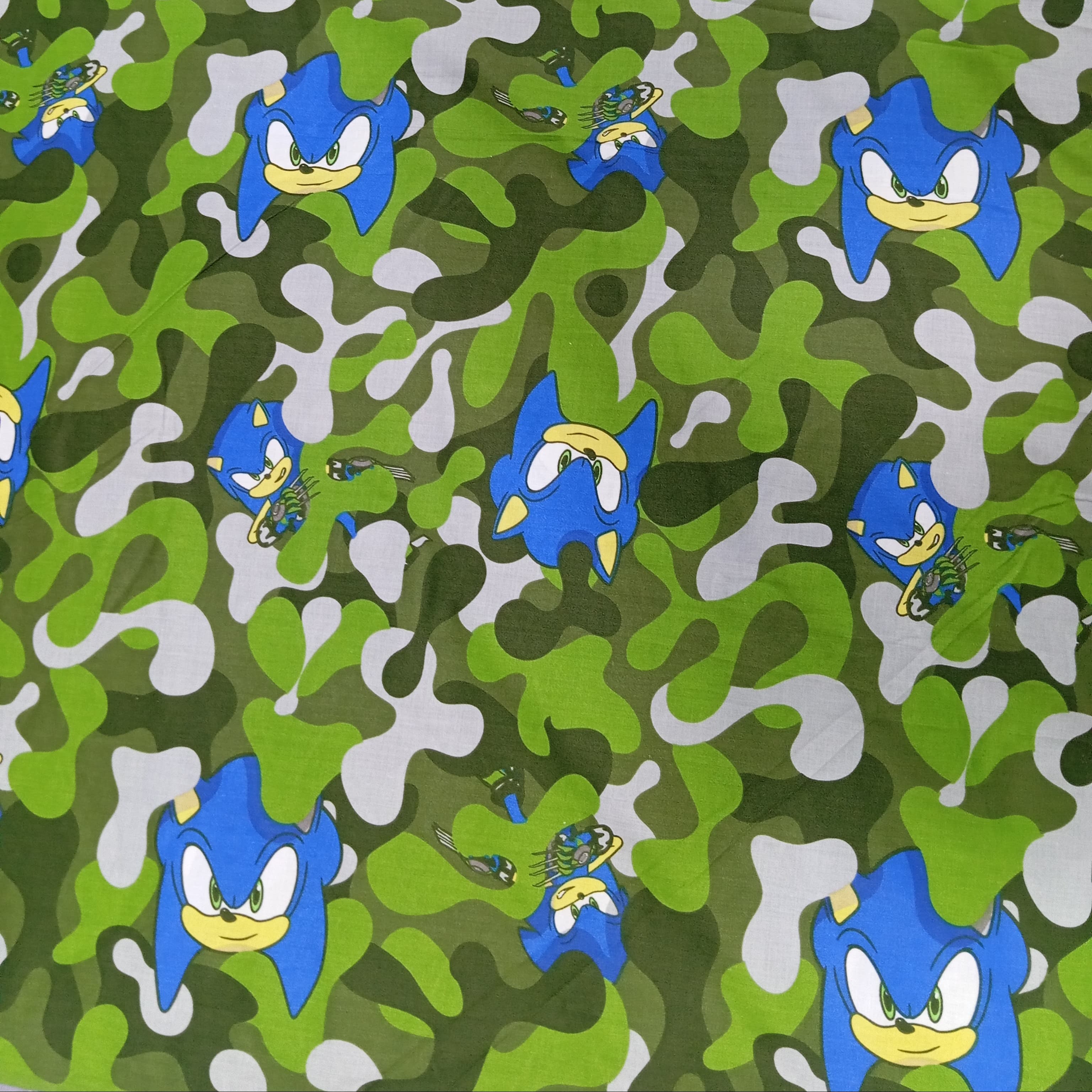 Sonic kids cotton bedsheet 