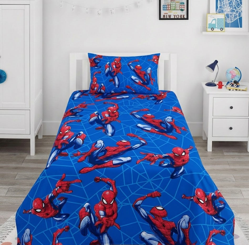 Spider-Man Thmed kids Cotton Bed Sheet