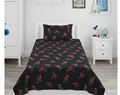  Spider-Man superhero in action poses kids Cotton Bed Sheet