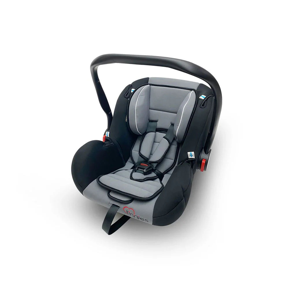 COMFORTABLE & SECURE BABY CARRIER CAR SEAT – INFANT ROCKER WITH CANOPY (GREY