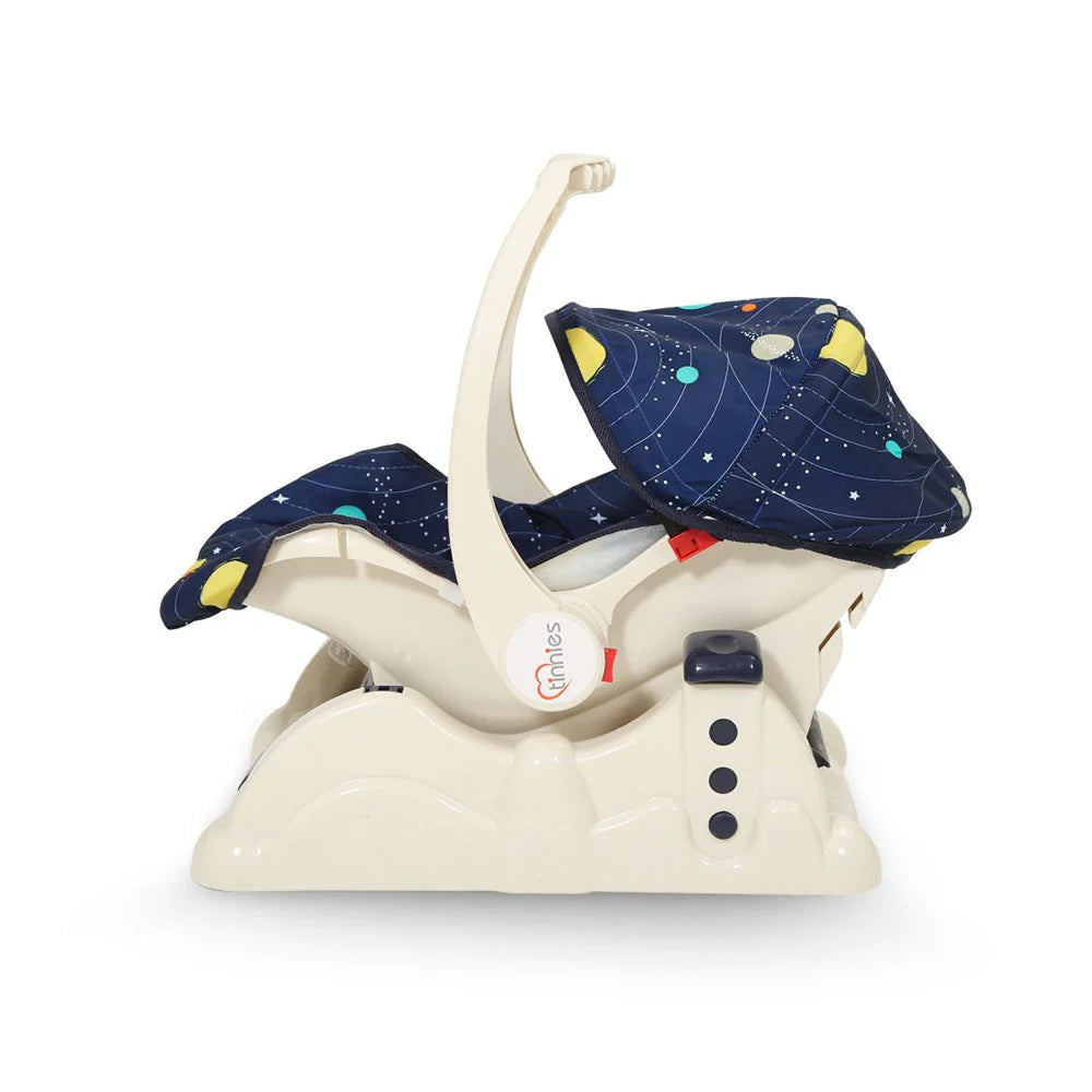 2-IN-1 BABY CARRIER & ROCKER BLUE PLANET  – 0–18 MONTHS