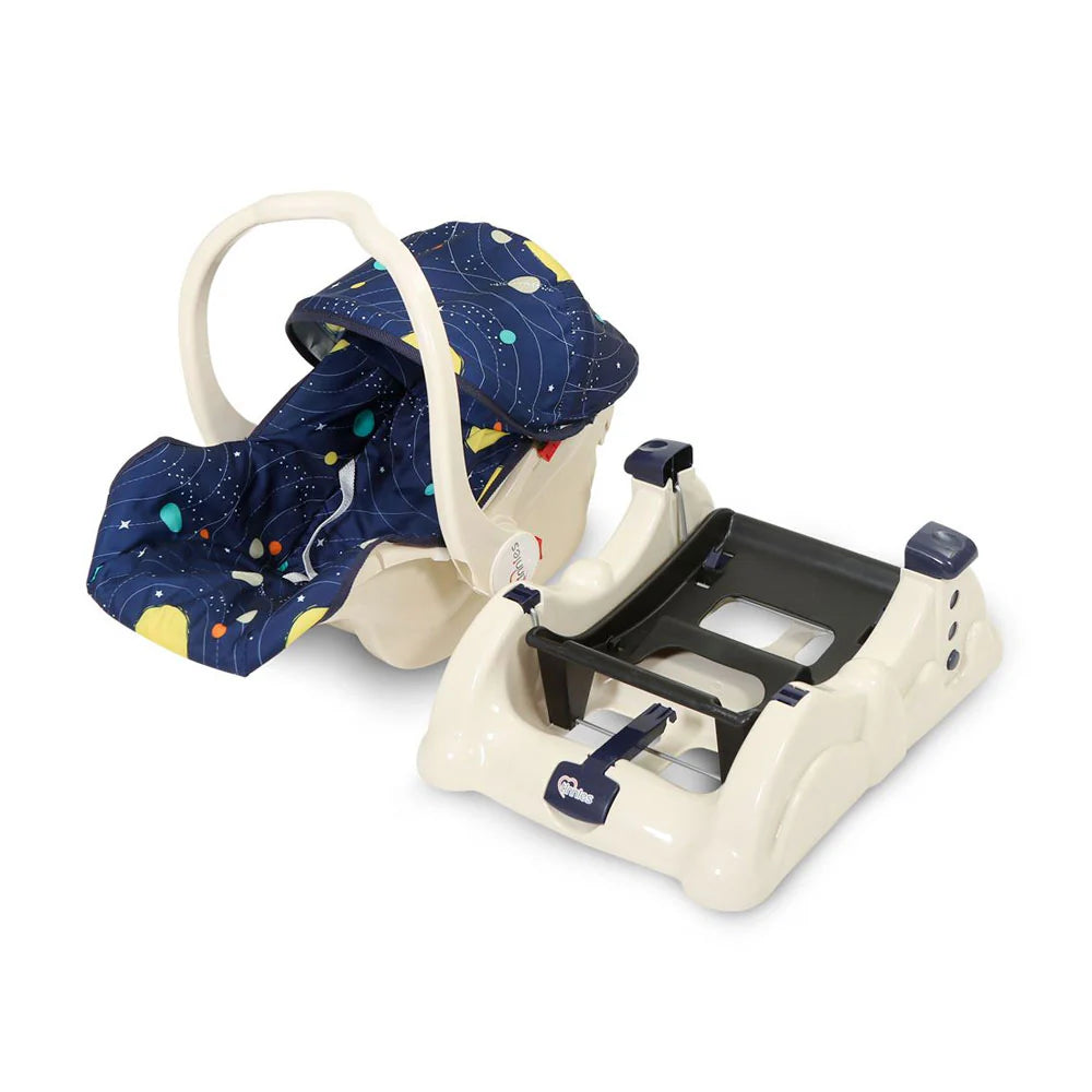 2-IN-1 BABY CARRIER & ROCKER BLUE PLANET  – 0–18 MONTHS