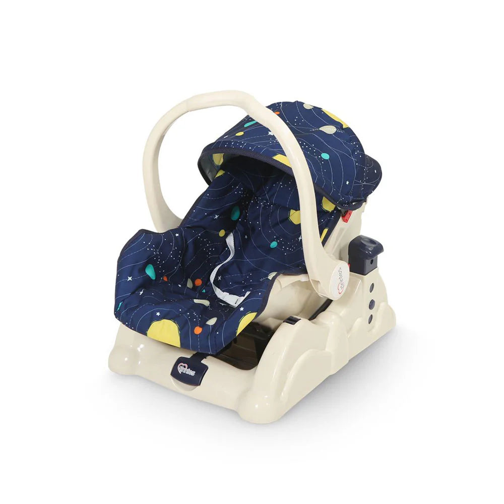 2-IN-1 BABY CARRIER & ROCKER BLUE PLANET  – 0–18 MONTHS