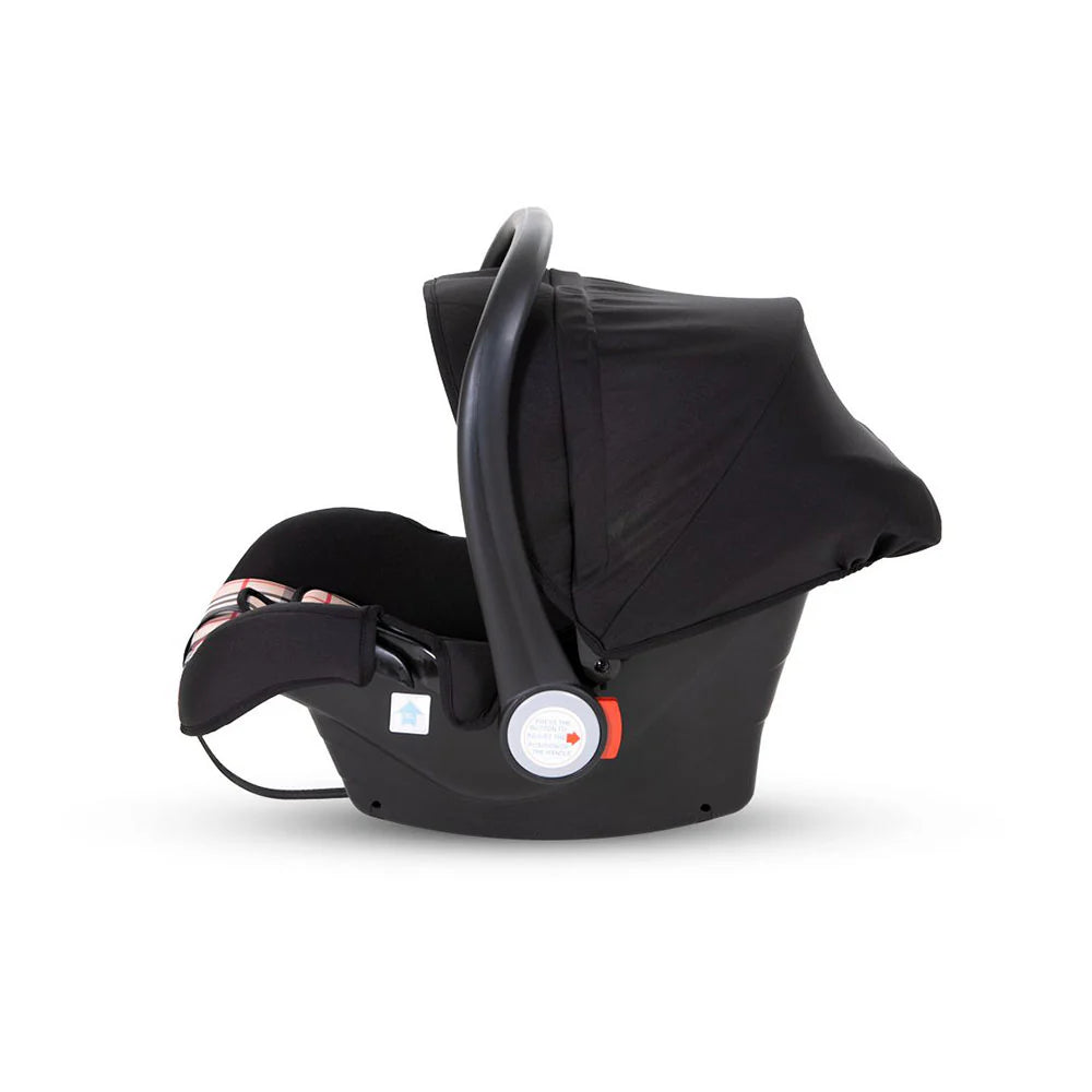 2-IN-1 BABY CARRIER & CAR SEAT – NEWBORN TO 18 MONTHS (BEIGE CHECK, UNISEX)