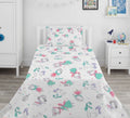 Unicorn and Ballerina Themed Cotton Bed Sheet