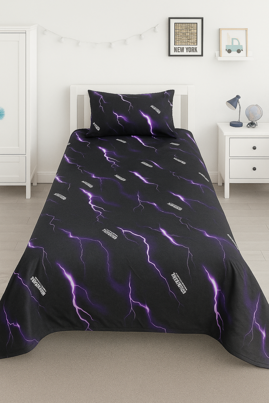 Universe kids cotton Bedsheet 
