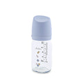 WIDE NECK GLASS FEEDER 160ML - BLUE