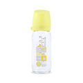 WIDE NECK GLASS FEEDER 240ML - YELLOW