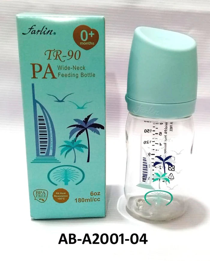 FARLIN PA FEEDING BOTTLE 180ML-DUBAI BLUE