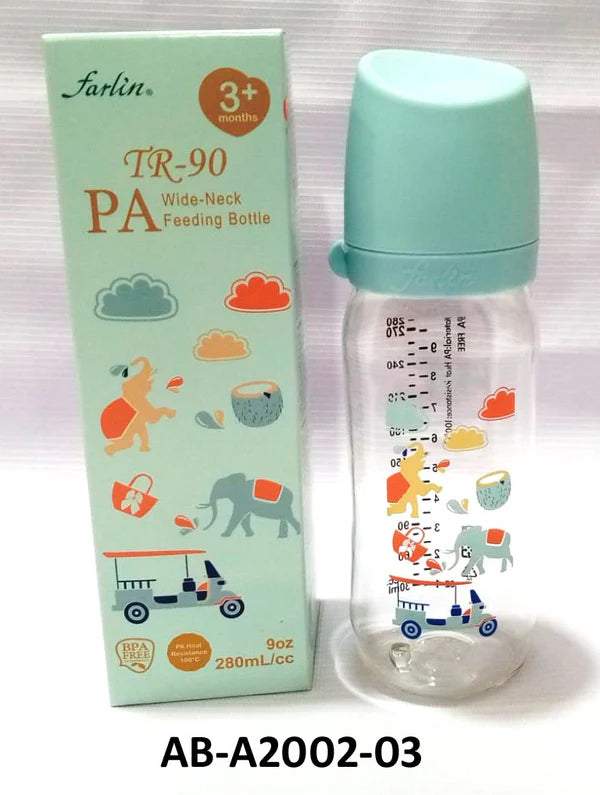 FARLIN PA FEEDING BOTTLE 280ML-THAI BLUE