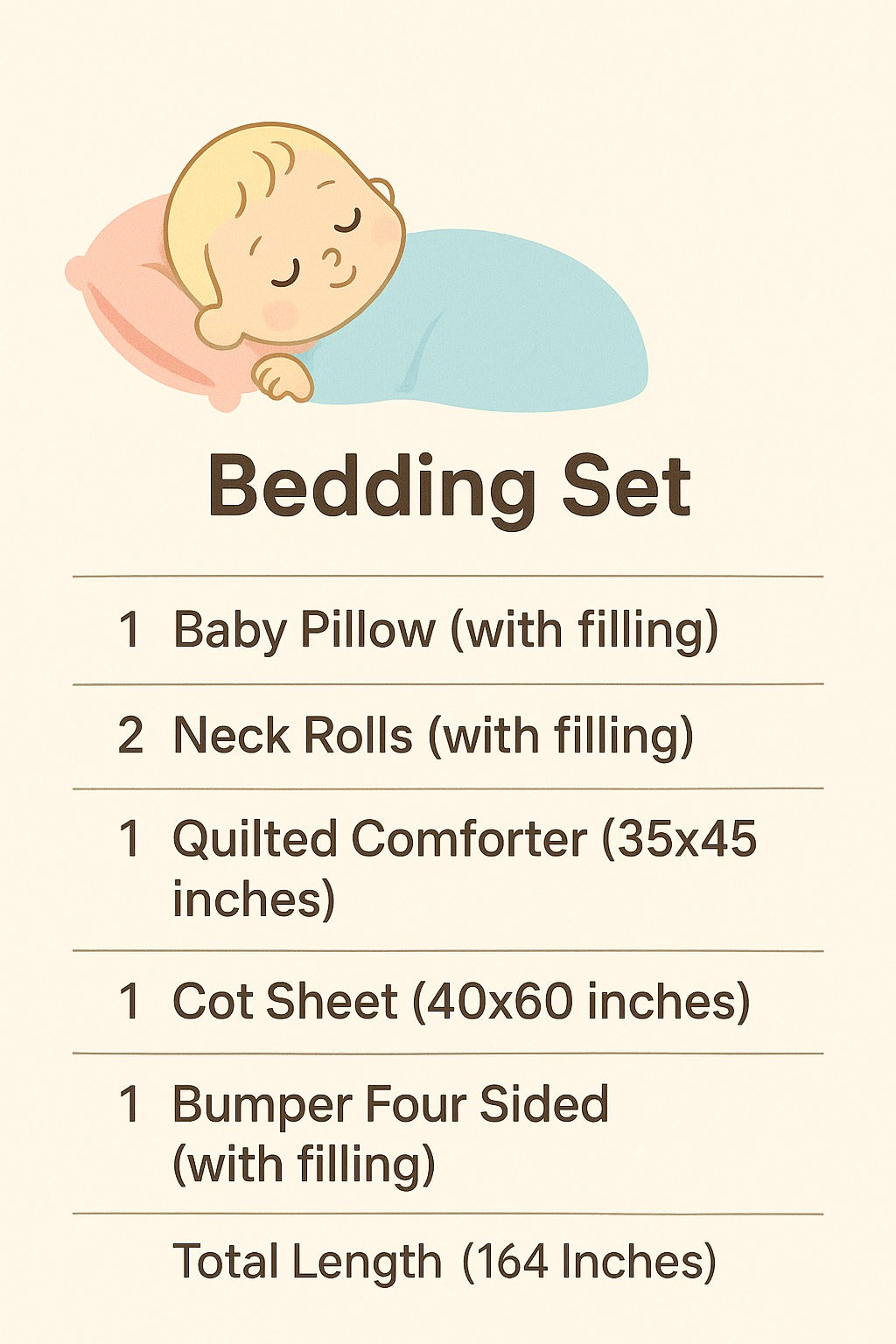 Disney Princess and Unicorn Themed Baby Cot Set