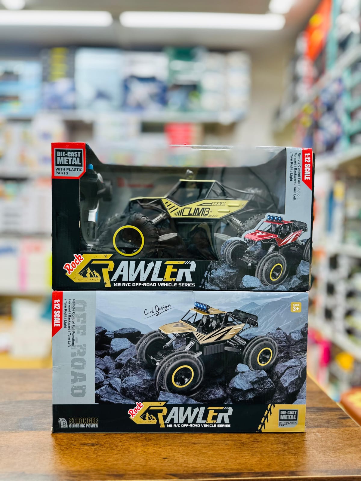 1:12 Scale Die-Cast Metal RC Rock Crawler Off-Road Remote Control Monster Truck