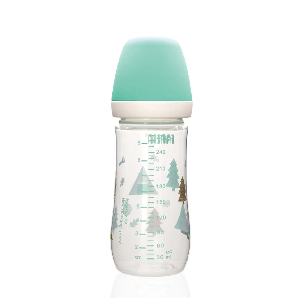 FARLIN PP WIDE NECK FEEDING BOTTLE 270ML GREEN