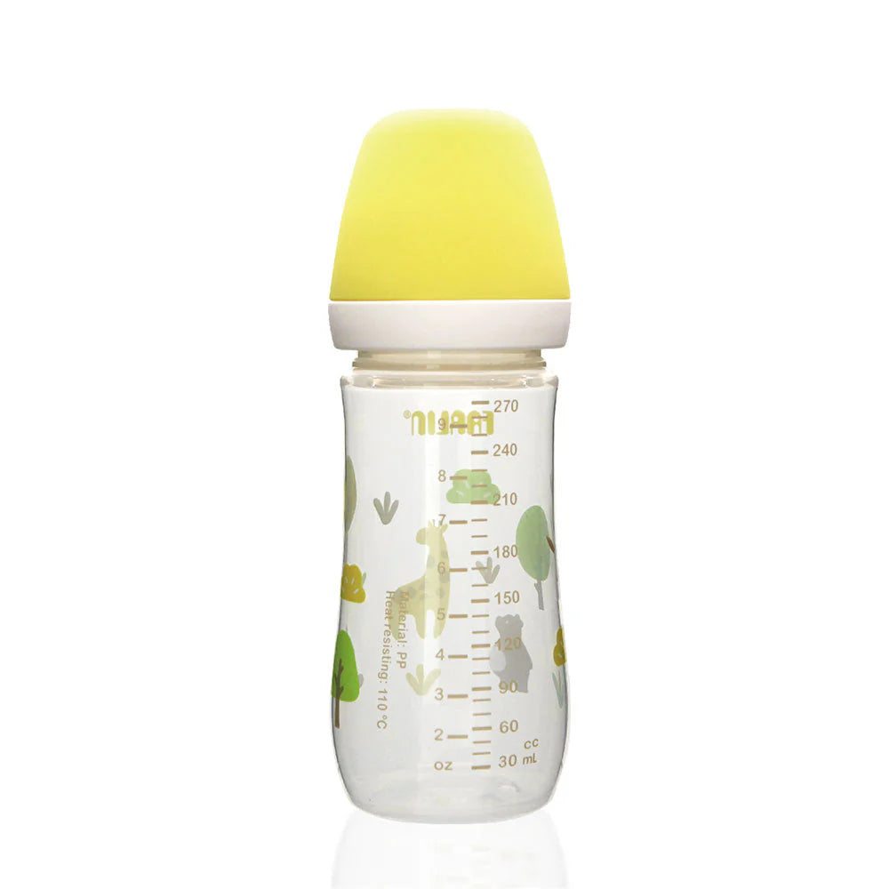 FARLIN PP WIDE NECK FEEDING BOTTLE 270ML YELLOW