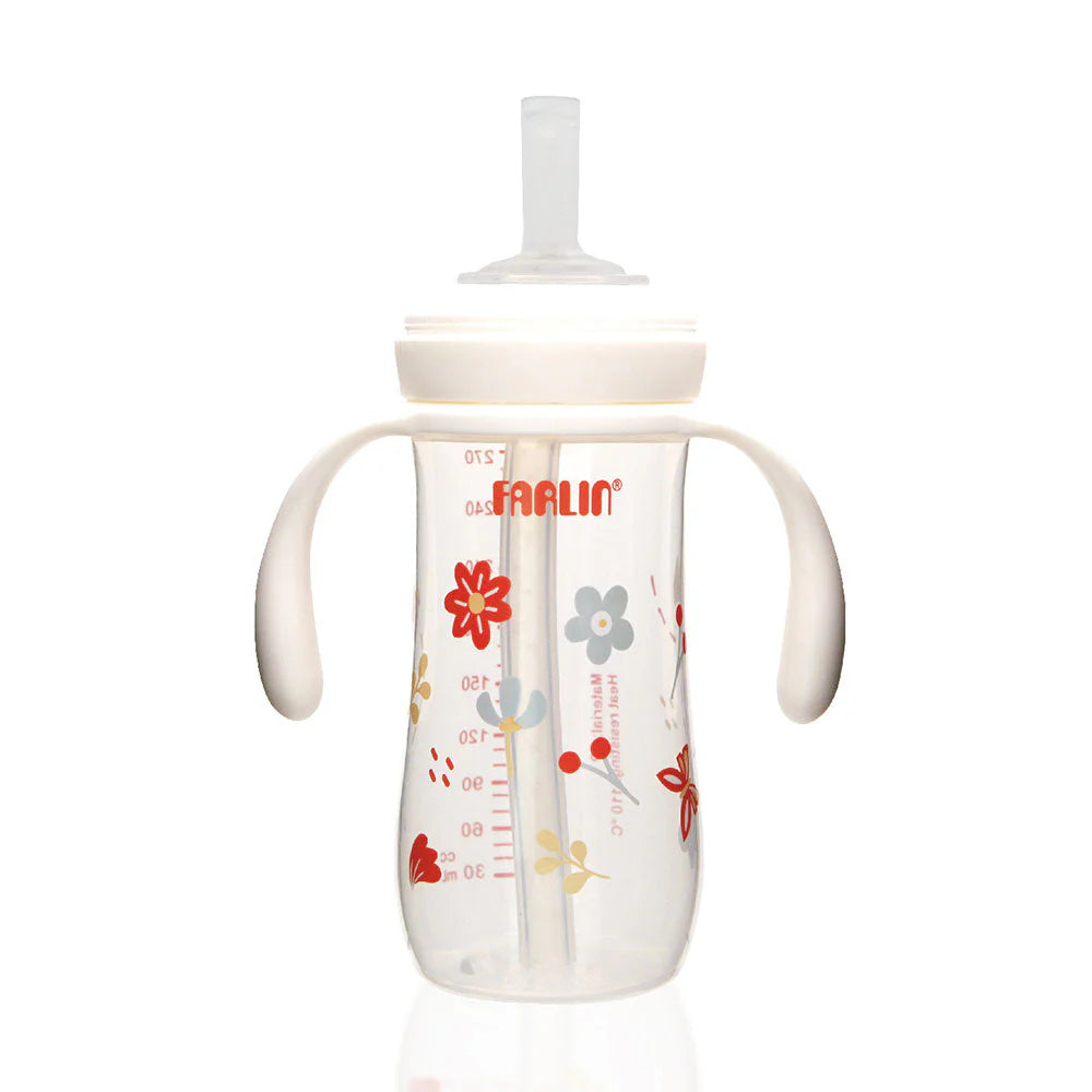 FARLIN WIDE NECK DRINKING CUP 270ML ORANGE