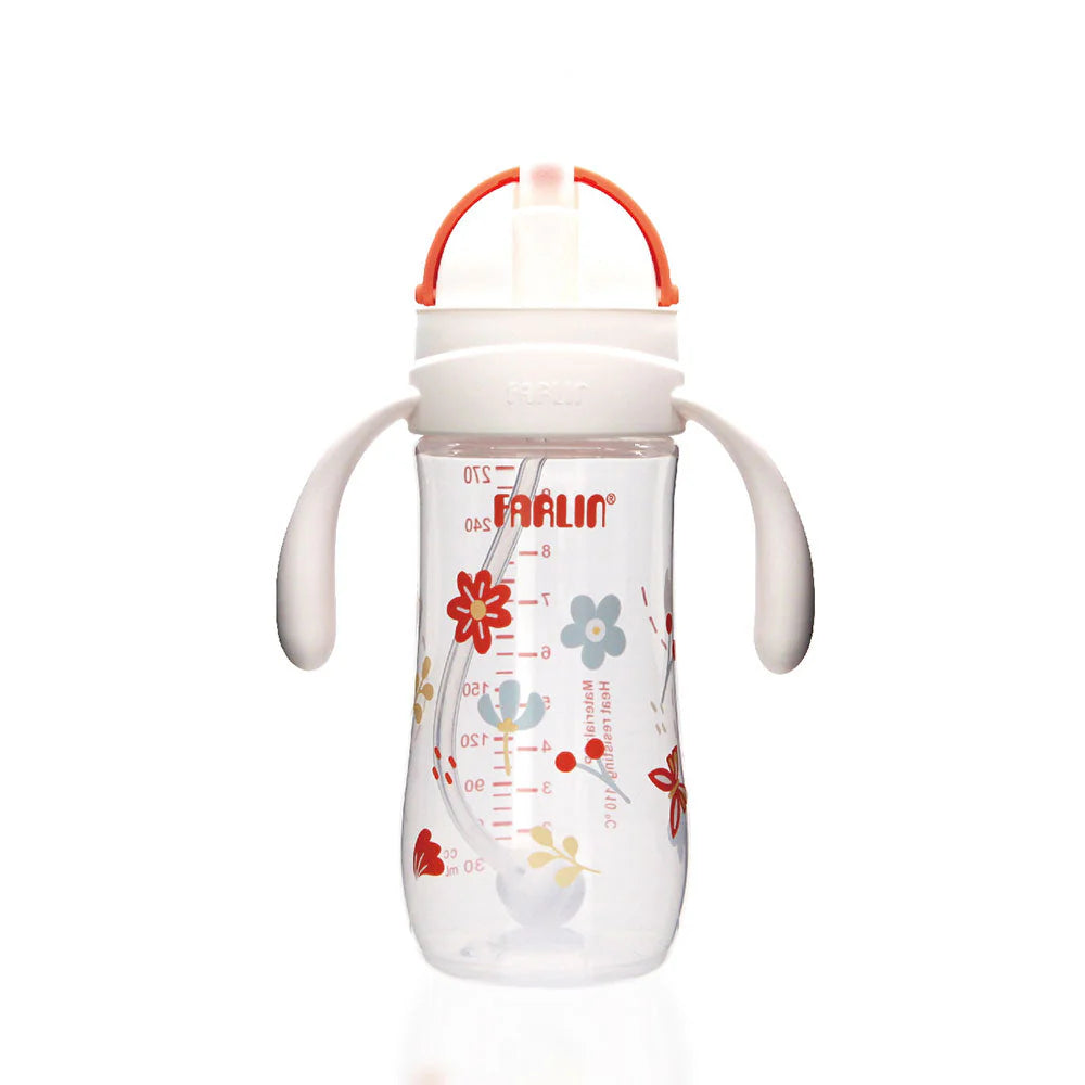 FARLIN WIDE NECK DRINKING CUP 270ML ORANGE