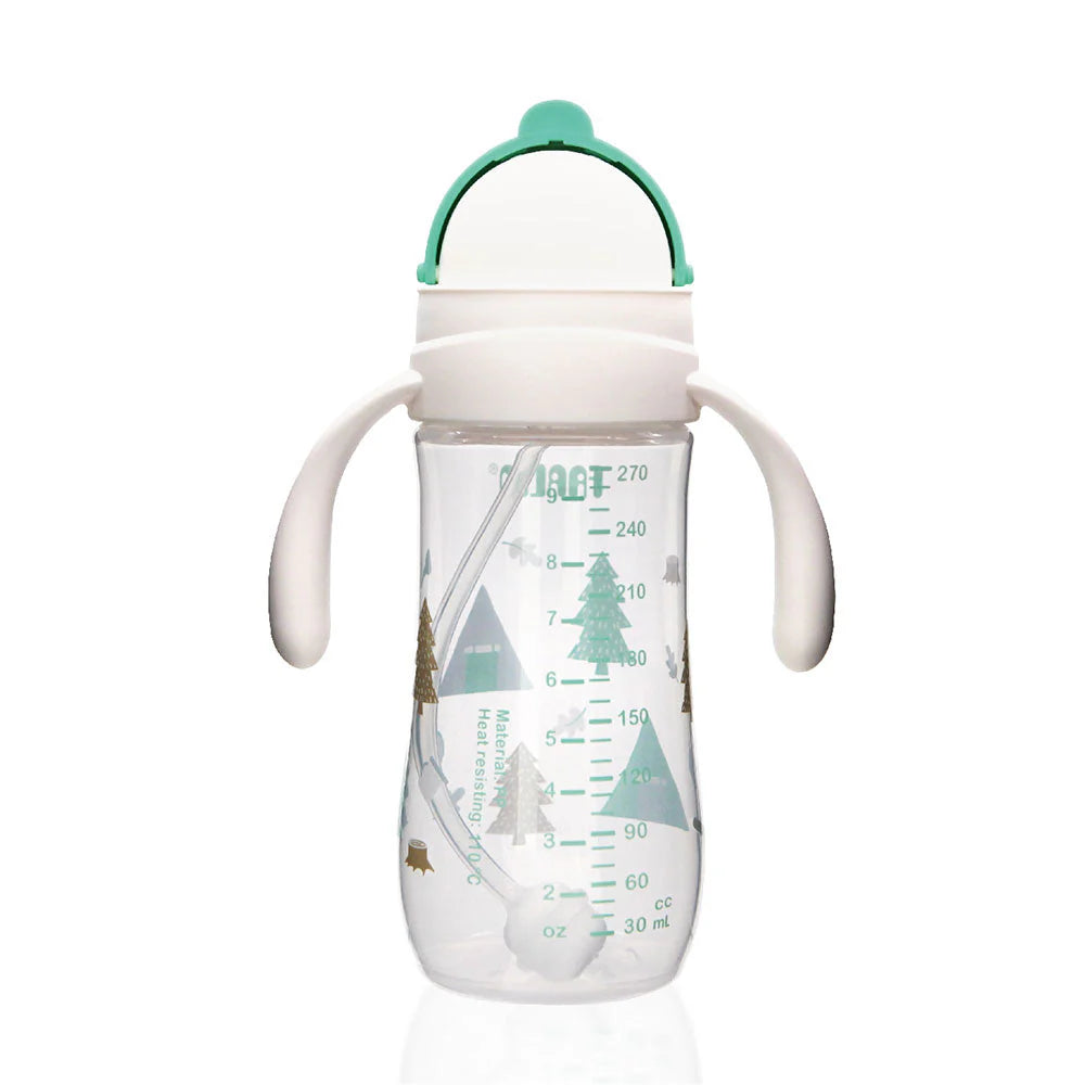 FARLIN WIDE NECK DRINKING CUP 270ML GREEN