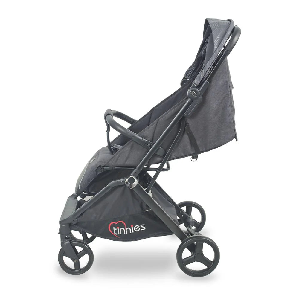 TINNIES BABY STROLLER AUTO FOLDING-GREY