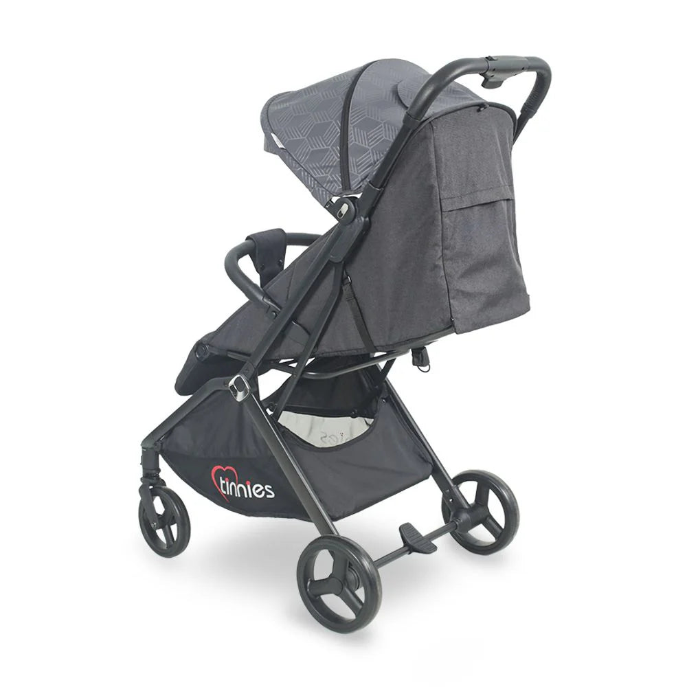 TINNIES BABY STROLLER AUTO FOLDING-GREY