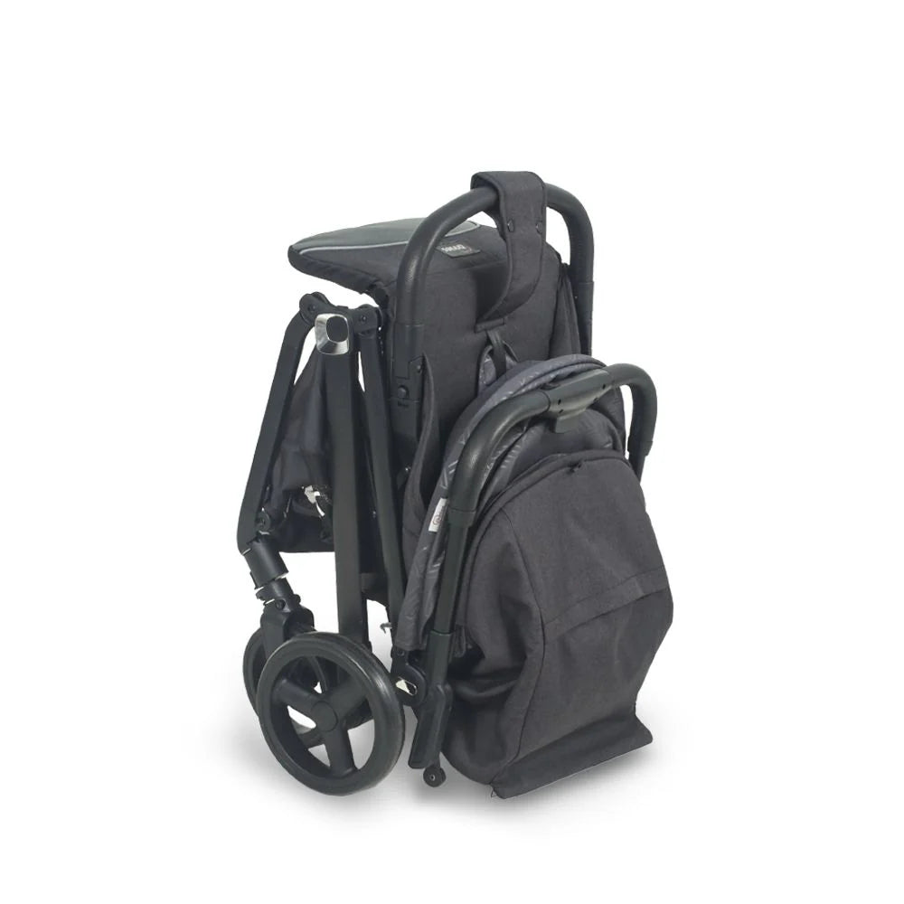 TINNIES BABY STROLLER AUTO FOLDING-GREY