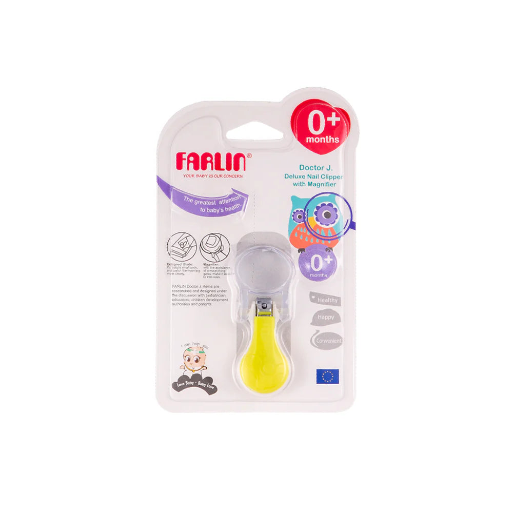 FARLIN DELUXE NAIL CLIPPER W/ MAGNIFIER