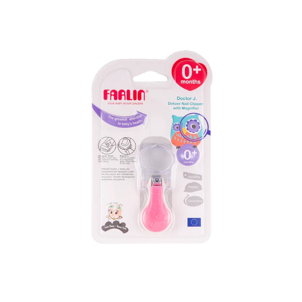 FARLIN DELUXE NAIL CLIPPER W/ MAGNIFIER