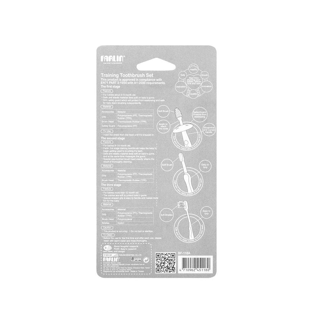 FARLIN THREE STAGES TOOTH BRUSH SET