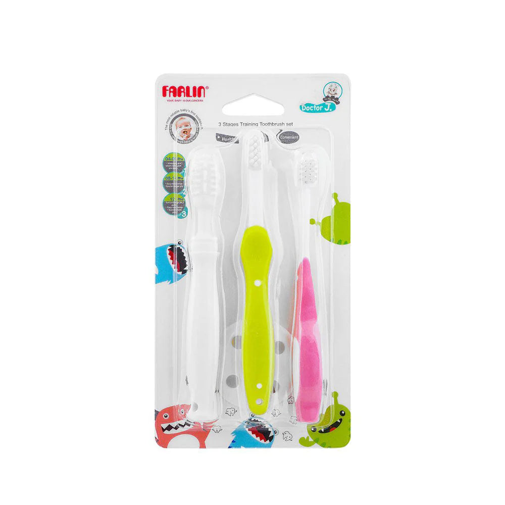 FARLIN THREE STAGES TOOTH BRUSH SET