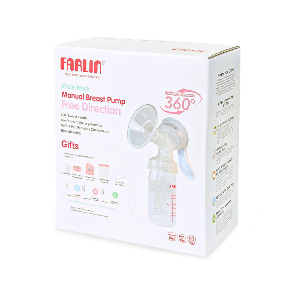 FARLIN MANUAL BREAST PUMP WN FREE DIRECTION